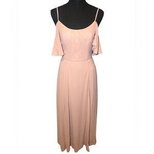 Chic Blush Maxi Dress